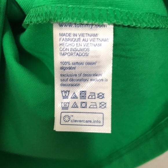 Tommy Hilfiger Green Screen Print Short Sleeve NWT T-Shirt size L - Picture 4 of 7